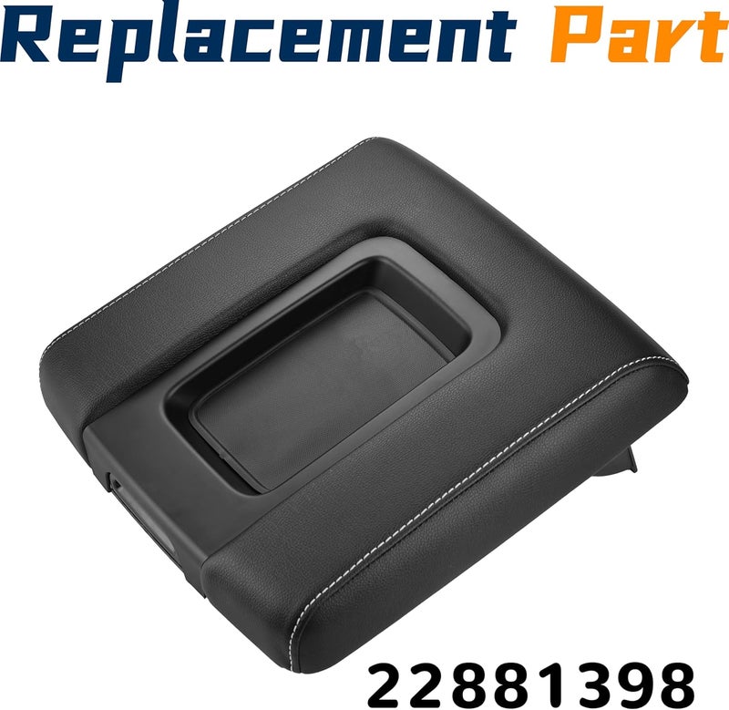 Dimeani Center Console Lid Armrest Lid Arm Rest Cover Compatible with Chevrolet Silverado Chevy Tahoe Suburban GMC Sierra Yukon XL Cadillac Escalade 2014 2015 2016 2017 2018 2019 2020 Replace 22881398 - Image 5
